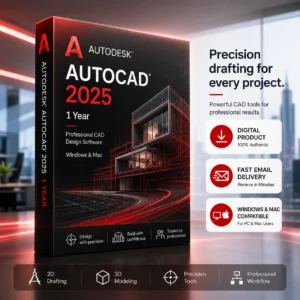 Autodesk AutoCAD 2025 - 1 year, Windows & MAC