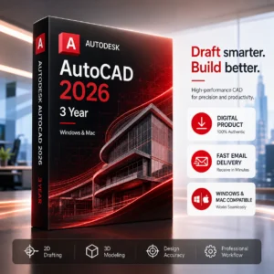Autodesk AutoCAD 2026 - 3 year, Windows & MAC