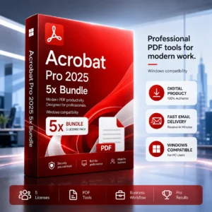 Acrobat Pro 2025 5x Bundle - Windows compatibility